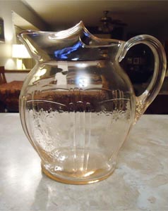 Macbeth-Evans Glass American Sweetheart Pitcher