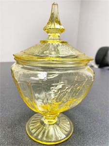 Hocking Glass Mayfair Candy & Cover