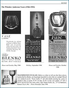 Blenko Glass: 1936-1969