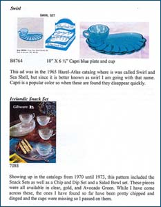 Glass Snack Sets: 1941 to the Present